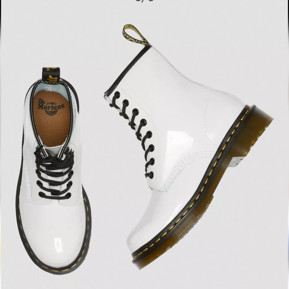 Dr. Martens Kids' 1460 Leather Boots - Picture 9 of 14